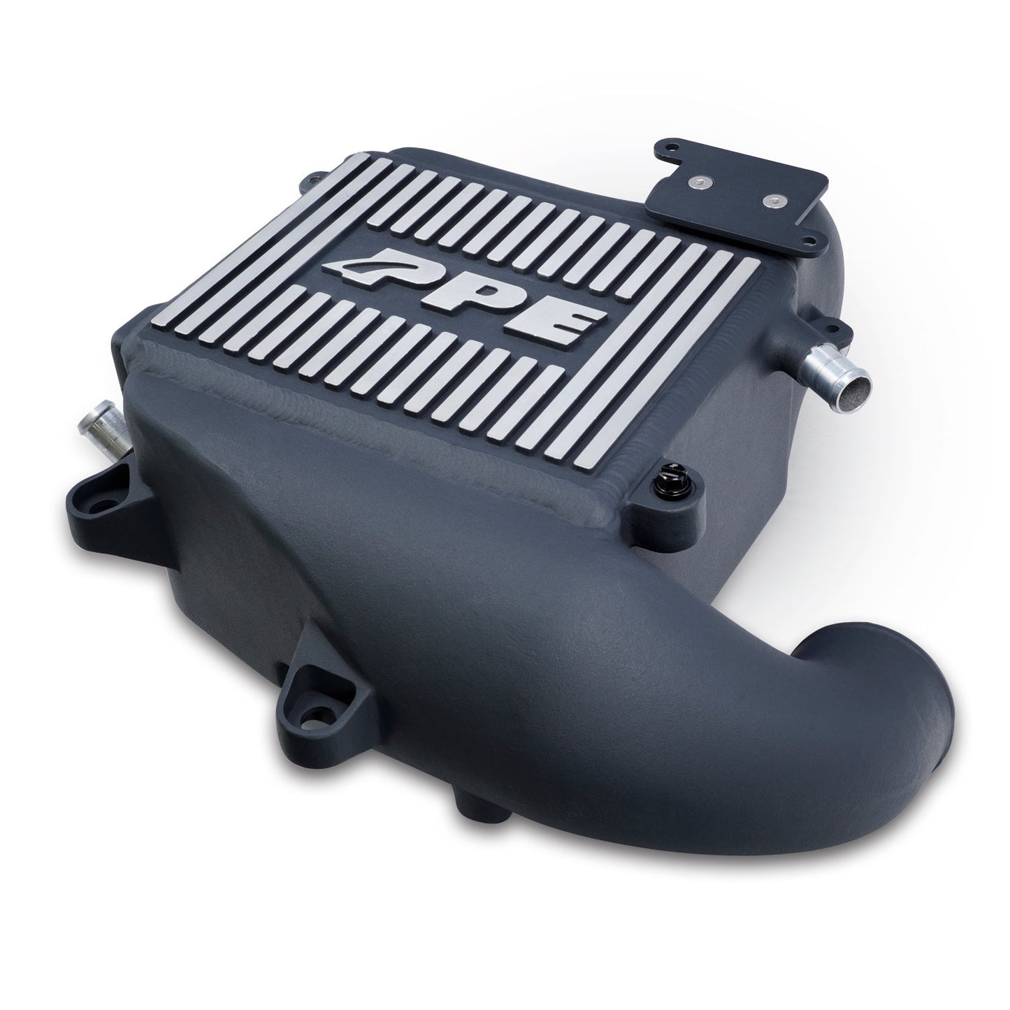 PPE Diesel 115030010 2020-2023 GM 3.0L Duramax LM2, LZO Air-To-Water Intercooler Kit Brushed Black PPE Diesel
