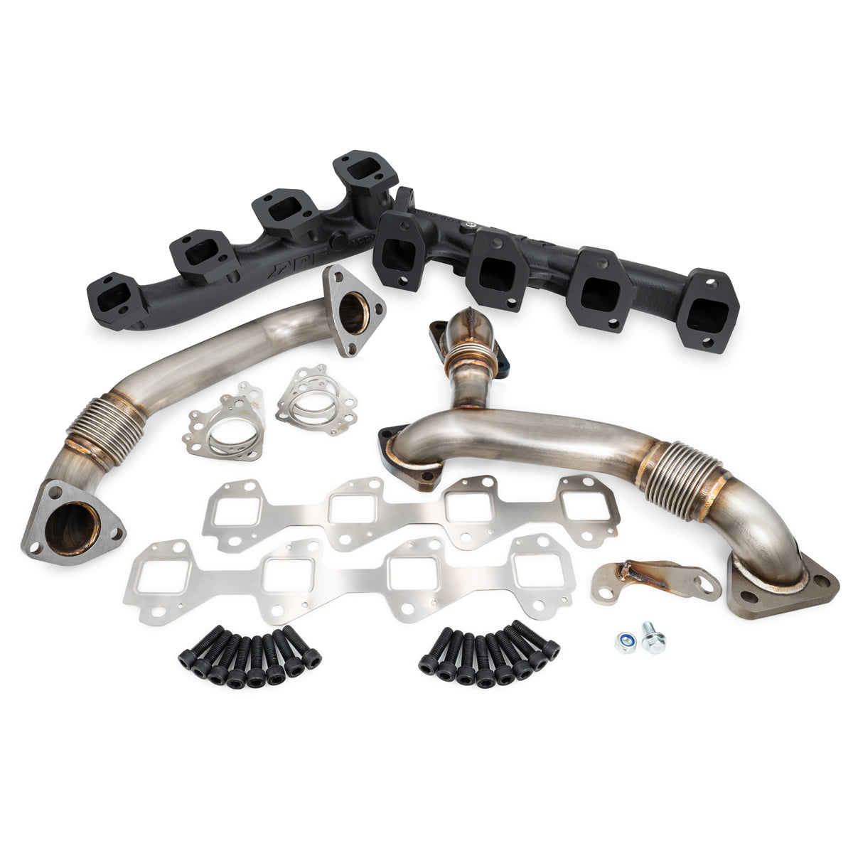 PPE Diesel 116111820 Manifolds and Up-Pipes GM 2007.5-2010 Y Pipe LMM - Black