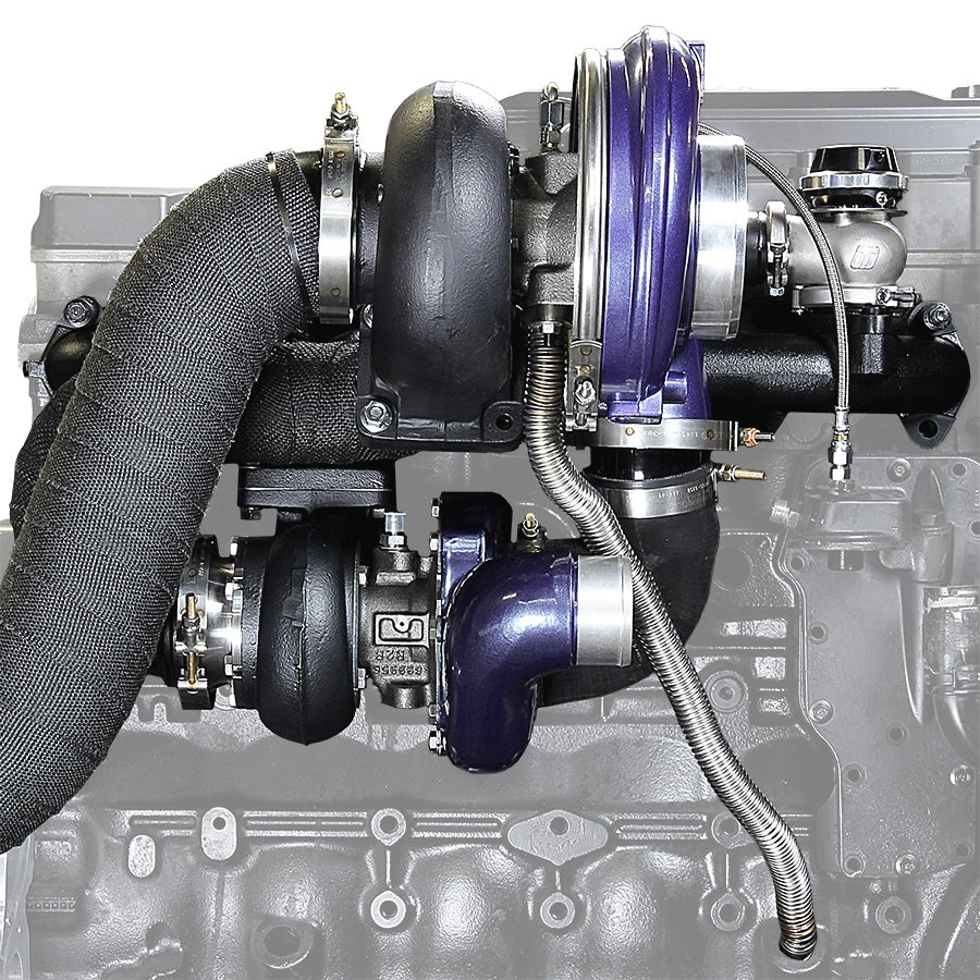 ATS Diesel 202-A35-2218 Aurora 3000/5000 Compound Turbo System Fits 1998.5-2002 5.9L Cummins