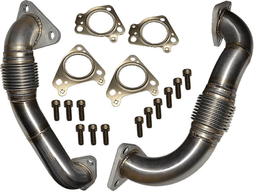 ATS Diesel 204-138-4248 Direct Replacement Up-Pipe Kit Fits 2001-2010 6.6L Duramax