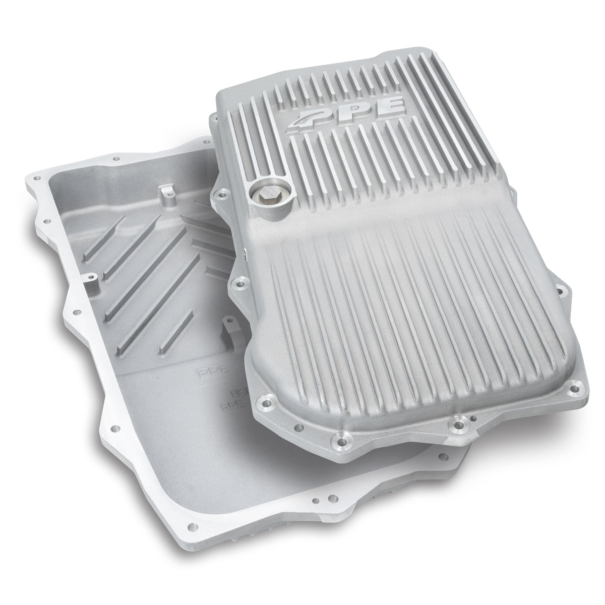 PPE Diesel 228153400 2018-2022 Jeep JL/JT 2.0L/3.0L w/ 850RE Transmission Heavy-Duty Cast Aluminum Transmission Pan Raw