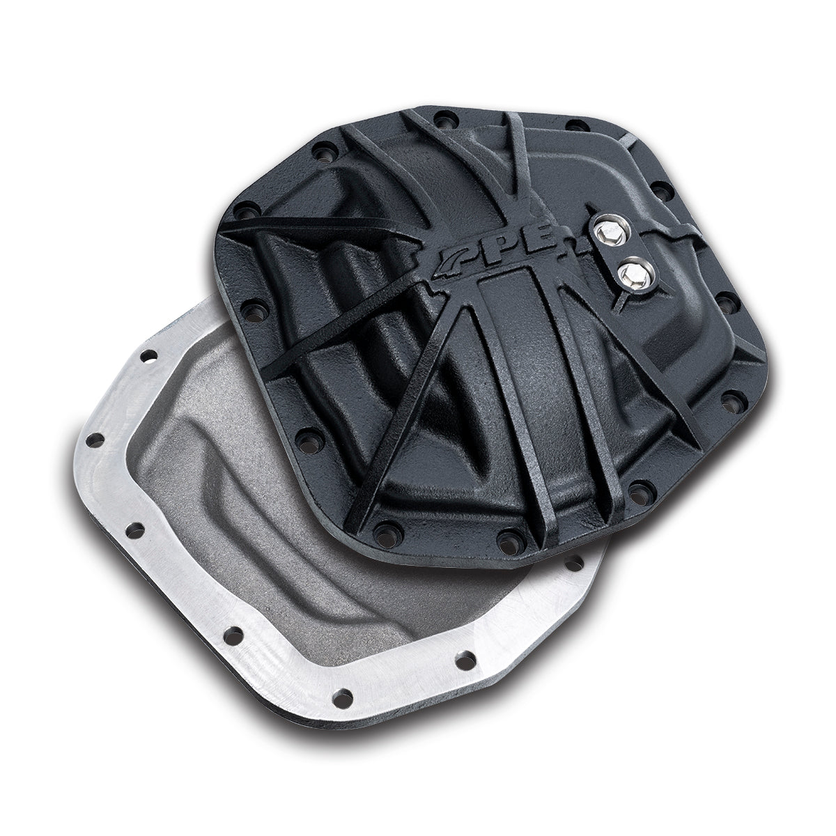 PPE Diesel 238043320 2018-2023 Jeep JL/JT Dana-M210 Heavy-Duty Nodular Iron Front Differential Cover Black