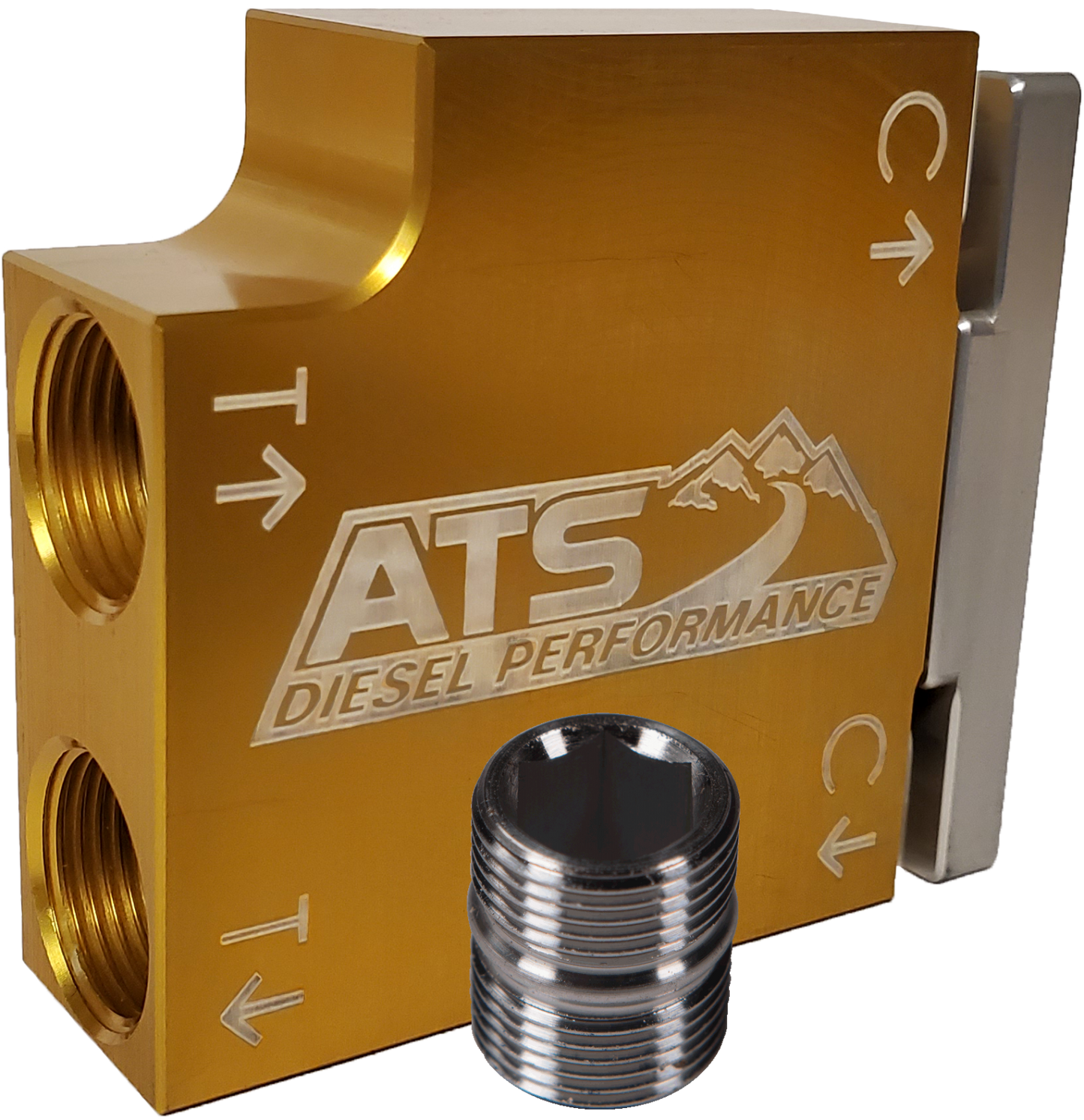 ATS Diesel 310-005-2464 Thermal Bypass Valve Up-Grade Fits 2019+ 6.7L Cummins W/ Billet Filter Coupler