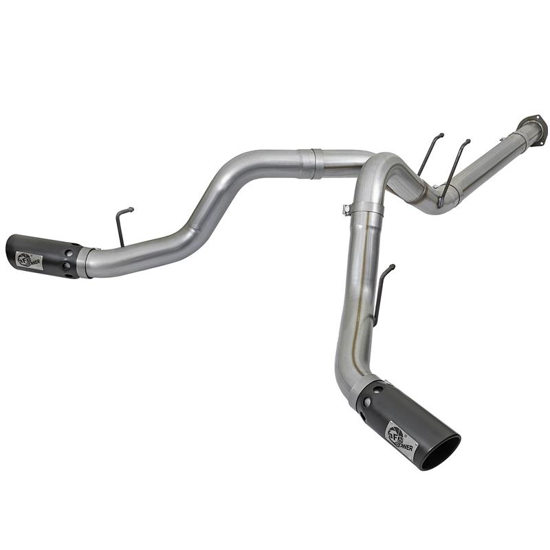 AFE 49-43092 Large Bore HD 4" Dual Filter-Back Exhaust System