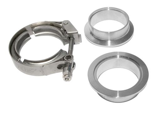 PPE Diesel 517220003 2.0 Inch QR Aluminum V-Band 3 Pc Set 1C 1M 1F PPE Diesel