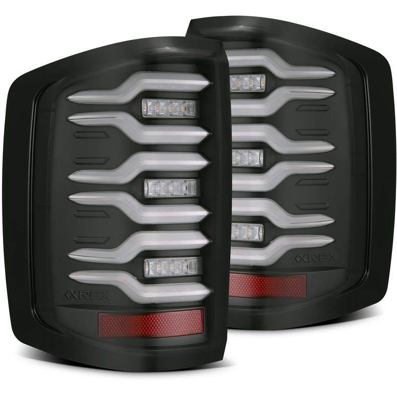 AlphaRex 620030 LUXX-Series Black LED Tail Lights