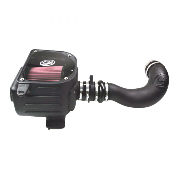 S&B Filters 75-5021 Cold Air Intake For 07-08 GMC Sierra 4.8L, 5.3L, 6.0L Oiled Cotton Cleanable Red