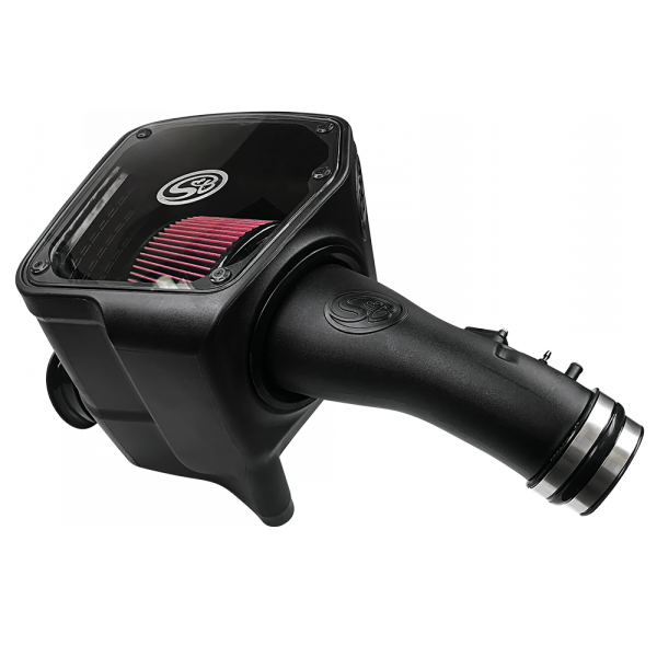 S&B Filters 75-5039 Cold Air Intake For 07-21 Toyota Tundra V8 5.7L Oiled Cotton Cleanable Red