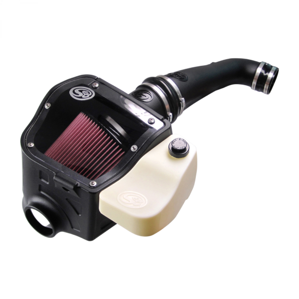 S&B Filters 75-5050 Cold Air Intake For 09-10 Ford F150 V8-5.4L Oiled Cotton Cleanable Red