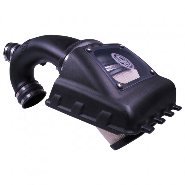 S&B Filters 75-5067D Cold Air Intake For 11-14 Ford F150 V6-3.5L Ecoboost Dry Dry Extendable White