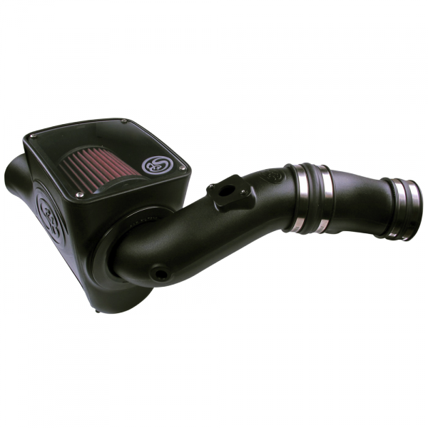 S&B Filters 75-5070 Cold Air Intake For 03-07 Ford F250 F350 F450 F550 V8-6.0L Powerstroke Cotton Cleanable Red