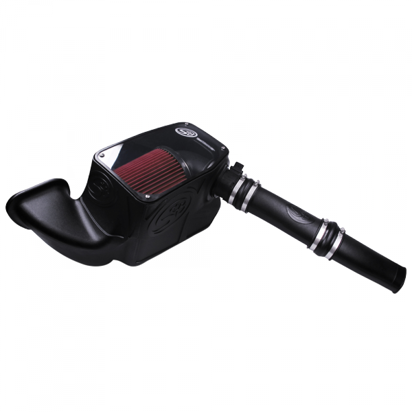 S&B Filters 75-5074 Cold Air Intake For 14-18 Dodge Ram 1500 3.0L EcoDiesel V6 Cotton Cleanable Red