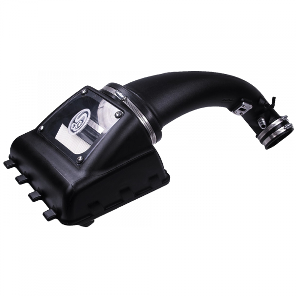 S&B Filters 75-5076D Cold Air Intake For 11-14 Ford F150 V8-5.0L Dry Dry Extendable White