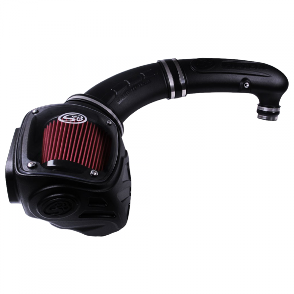 S&B Filters 75-5079 Cold Air Intake For 97-06 Jeep Wrangler TJ L6-4.0L Oiled Cotton Cleanable Red