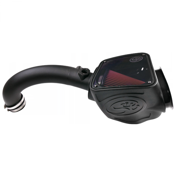 S&B Filters 75-5082 Cold Air Intake For 16-18 Nissan Titan, V8-5.0L Cummins Oiled Cotton Cleanable Red