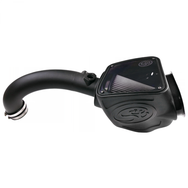 S&B Filters 75-5082D Cold Air Intake For 16-18 Nissan Titan, V8-5.0L Cummins Dry Dry Extendable White