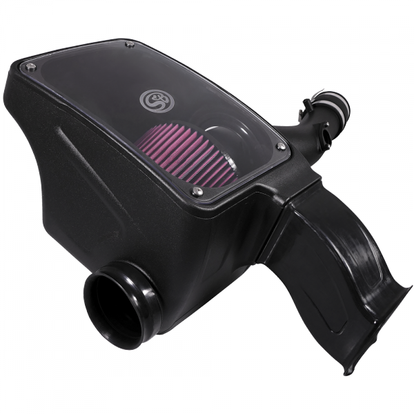S&B Filters 75-5096 Cold Air Intake For 16-18 Toyota Tacoma 3.5L Oiled Cotton Cleanable Red