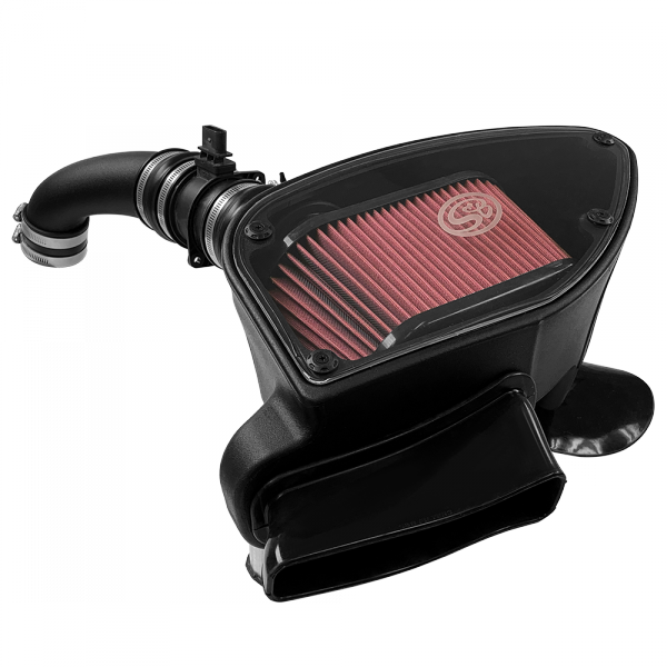 S&B Filters 75-5099 Cold Air Intake For 10-14 VW 2.0L TDI , 2015 VW Jetta 2.0L TDI Cotton Cleanable Red