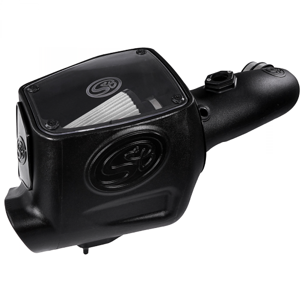 S&B Filters 75-5105D Cold Air Intake For 08-10 Ford F250 F350 V8-6.4L Powerstroke Dry Extendable White