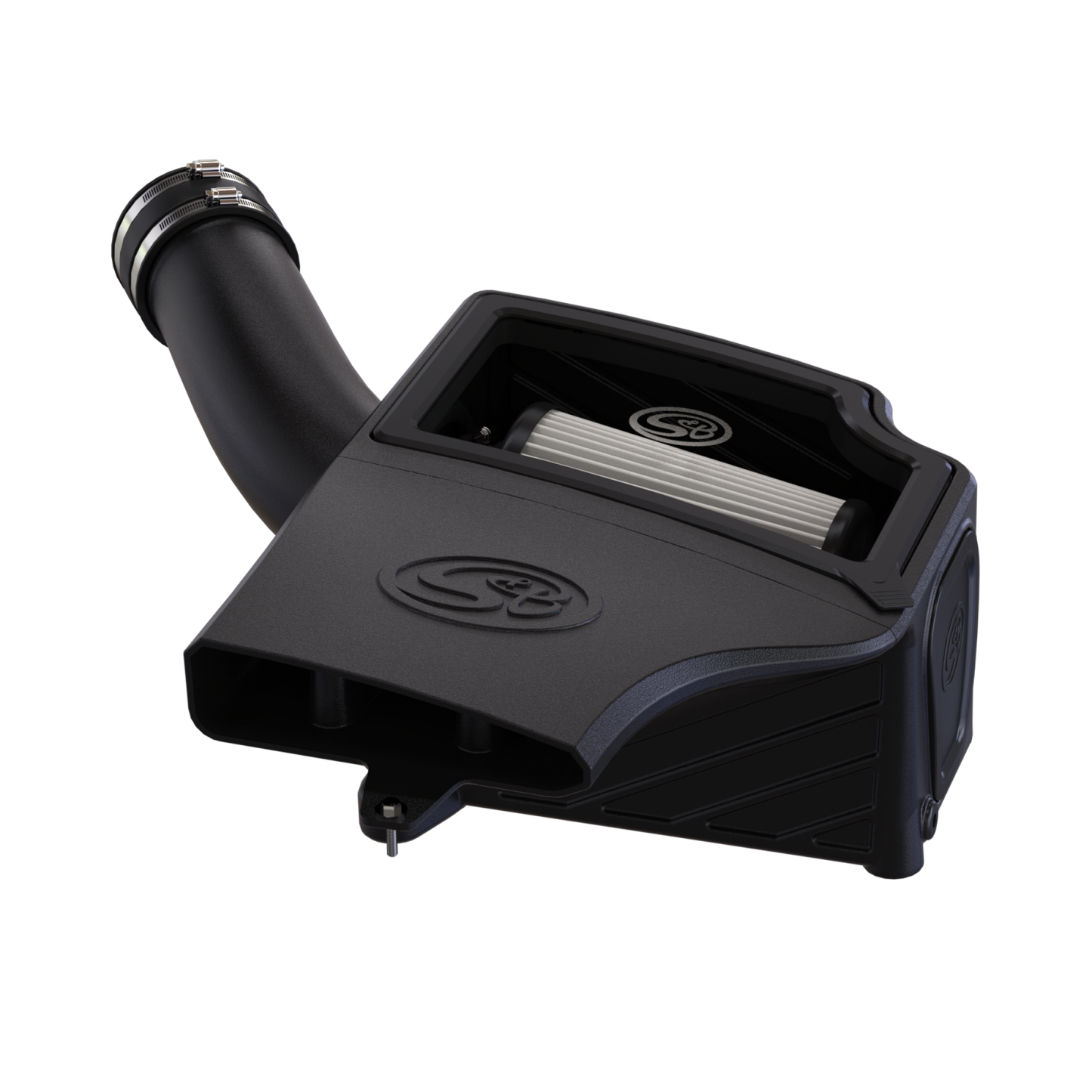 S&B Filters 75-5131-1D Cold Air Intake For 94-97 Ford F250 F350 V8-7.3L Powerstroke Dry Extendable White
