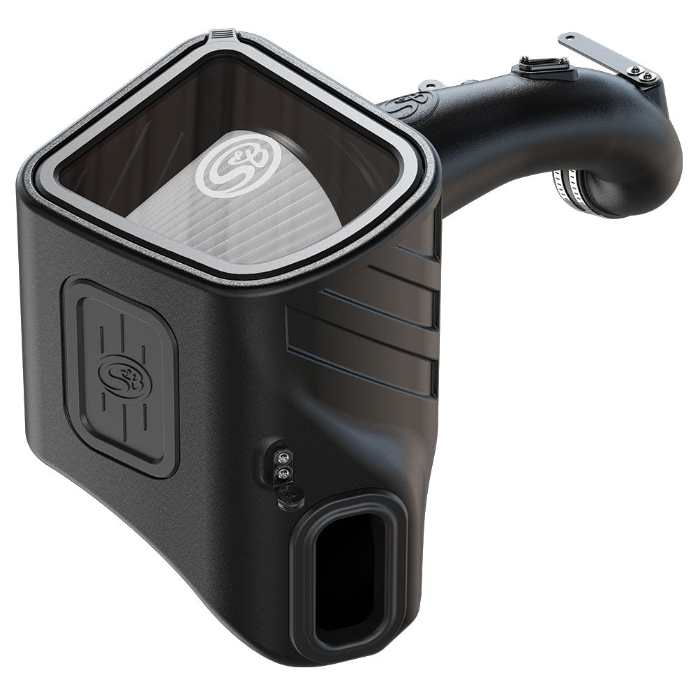 S&B Filters 75-5158D Cold Air Intake For 20-22 Silverado/Sierra 2500 3500 6.6L with Dry Extendable Filter