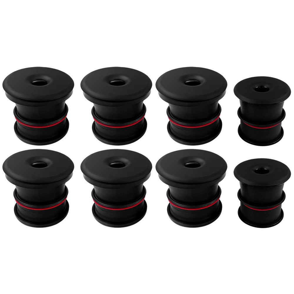 S&B Filters 81-1005 Silicone Body Mount Kit For 99-03 Ford F-250/F-350/F-450/F-550, 5.4L, 6.8L, 7.3L Crew Cab 8 Pc