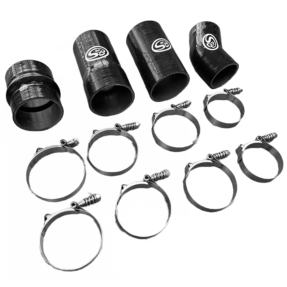 S&B Filters 83-2000 S&B Hot And Cold Side Boot Kit For 03-04 Ford F250/F350, 6.0L Powerstroke