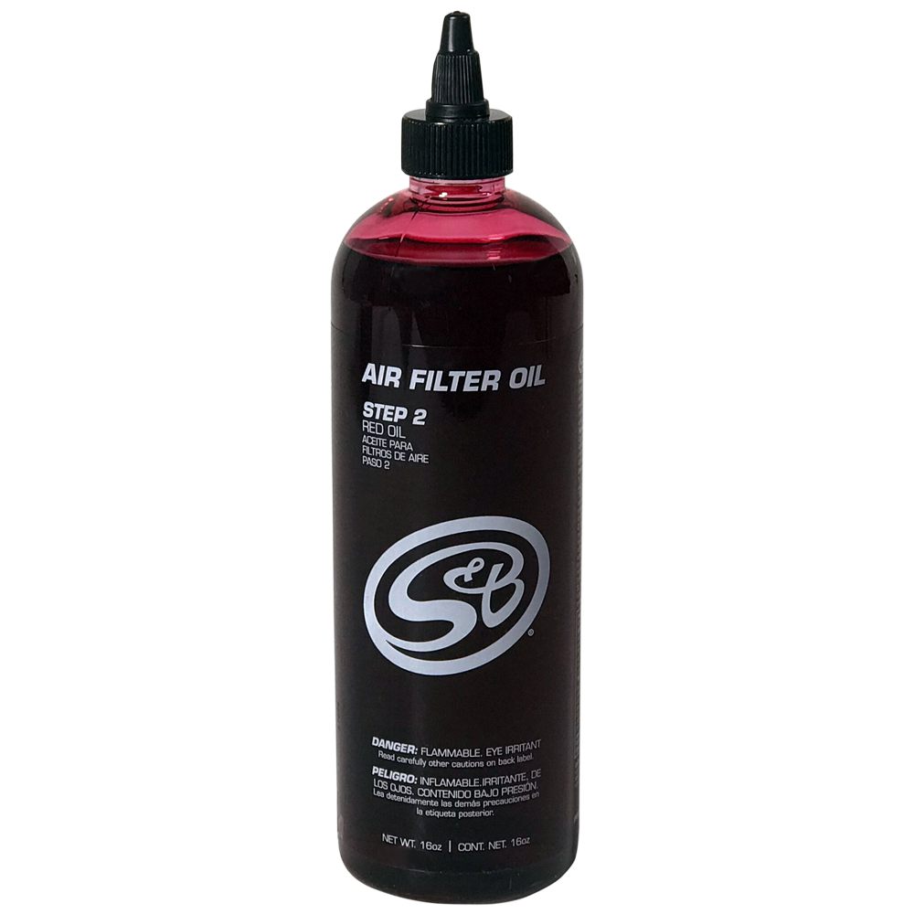 S&B Filters 88-0010 16 oz. Bottle of Air Filter Oil - Red