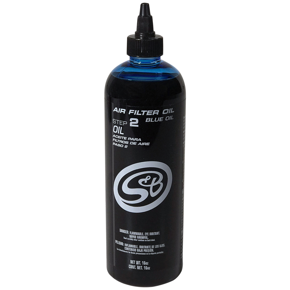 S&B Filters 88-0011 16 oz. Bottle of Air Filter Oil - Blue
