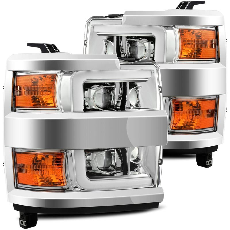 AlphaRex 880225 PRO-Series Chrome Projector Headlights