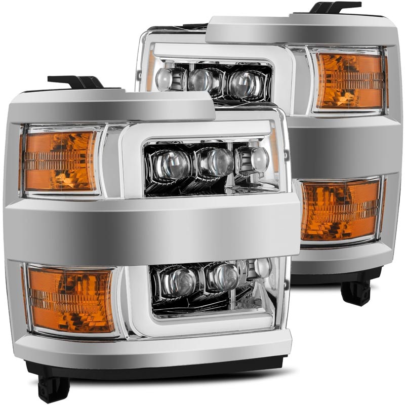 AlphaRex 880228 NOVA-Series Chrome LED Projector Headlights