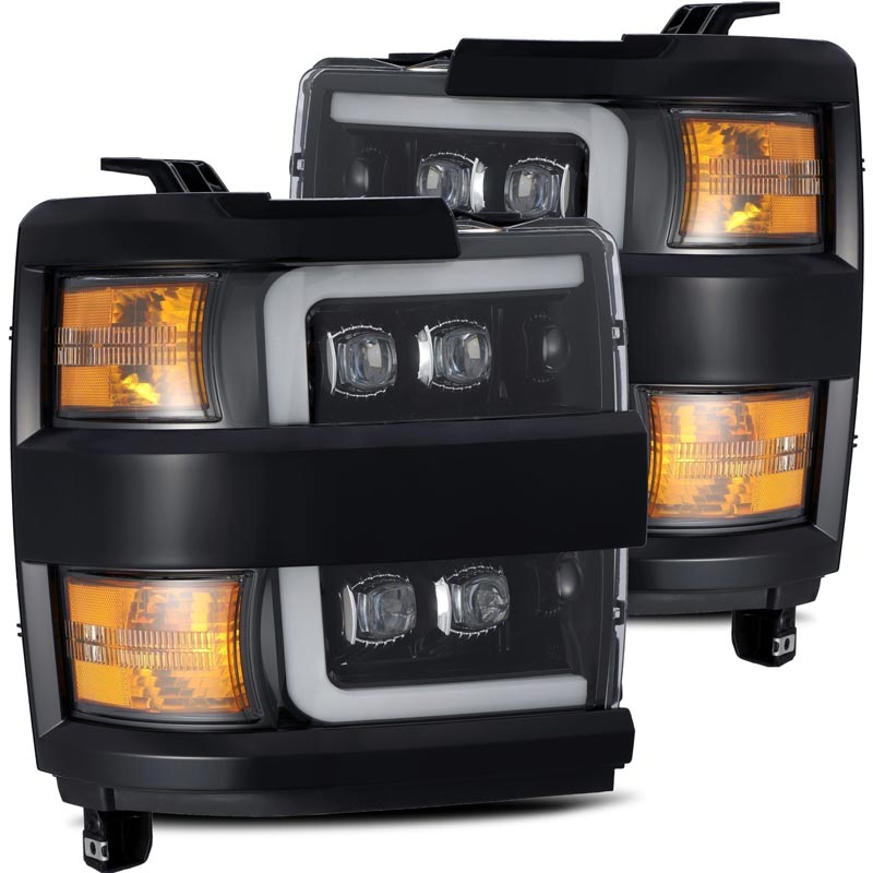 AlphaRex 880229 NOVA-Series Jet Black LED Projector Headlights