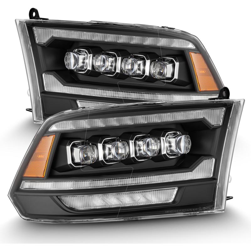 AlphaRex 880555 NOVA-Series Black LED Projector Headlights