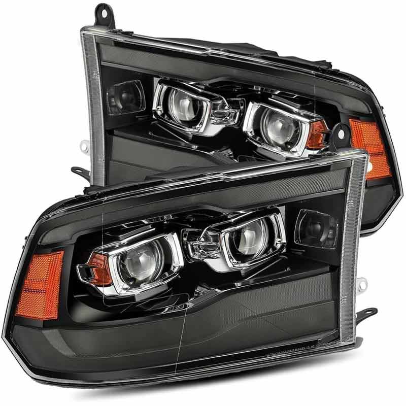AlphaRex 880593 PRO-Series Jet Black Projector Headlights