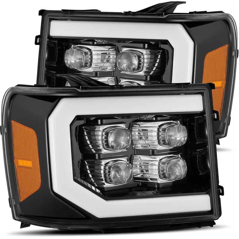 AlphaRex 880608 Nova-Series Matte Black LED Projector Headlights