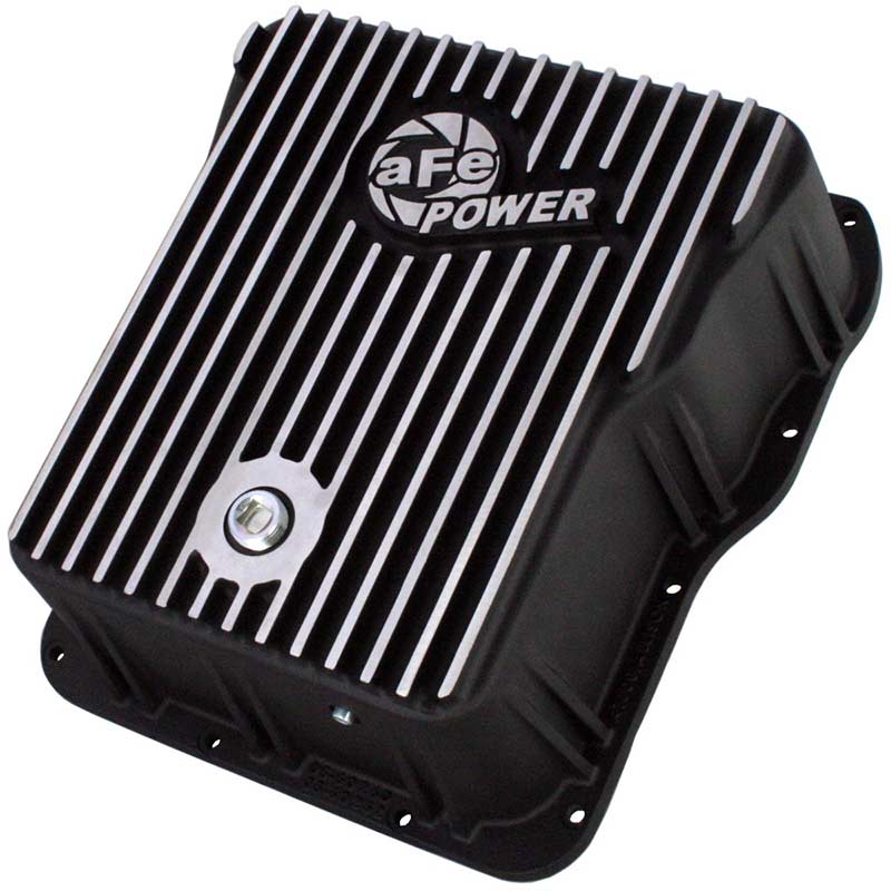 AFE 46-70072 Transmission Pan (Black & Machined)