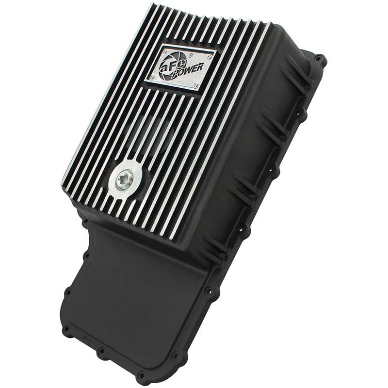 AFE 46-70182 Transmission Pan (Black & Machined)