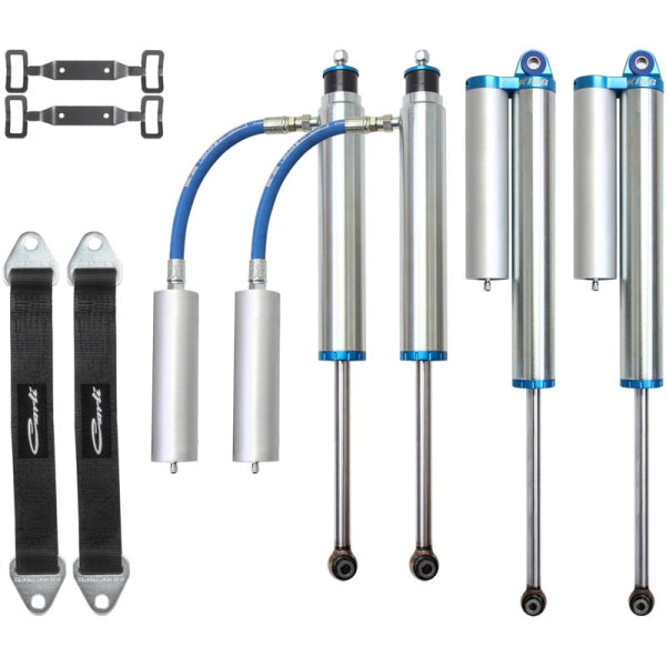 Carli Suspension XDK377 Pintop King 2.5 Remote Reservoir Front & Rear Shocks