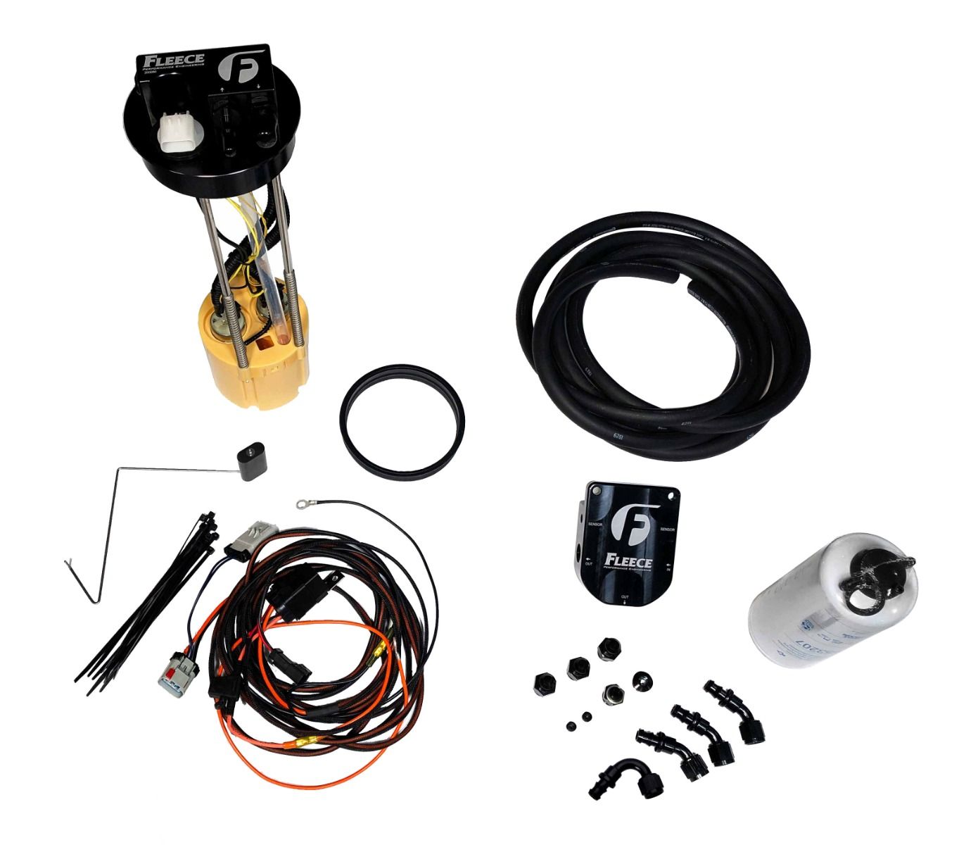 Fleece Performance FPE-34754 Fuel System Upgrade Kit with PowerFlo Lift Pump for 98.5-2002 Dodge Cummins Fleece Performance