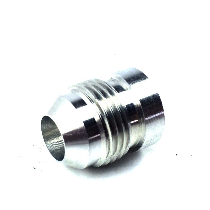 Fleece Performance FPE-AN971-08DRD -8AN Aluminum Male Weld Bung 1/2 inch Register 3/4 inch OD Fleece Performance