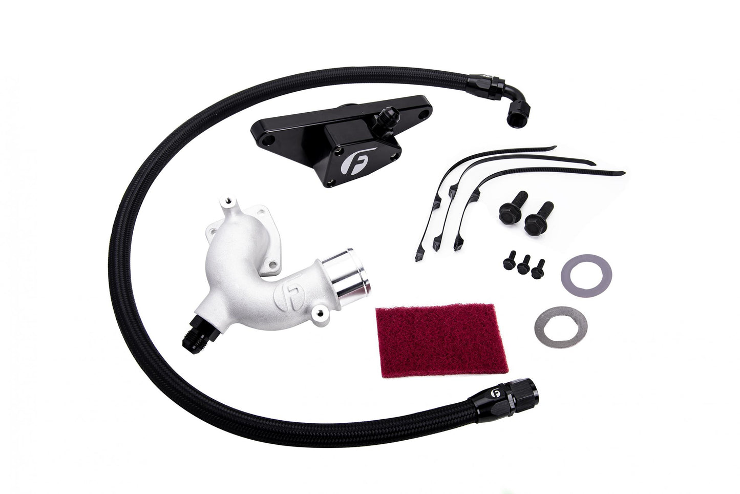 Fleece Performance FPE-CLNTBYPS-CUMMINS-19 Coolant Bypass Kit for 2019-Present Ram with 6.7L Cummins Fleece Performance