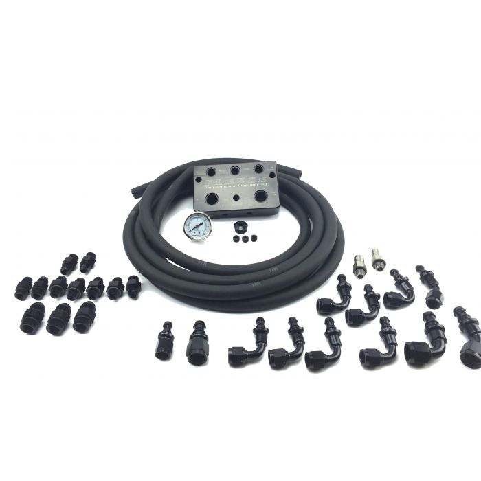 Fleece Performance FPE-CRR-20-0806 2007.5-2018 Cummins Regulated Return Fuel Distribution Block Fleece Performance