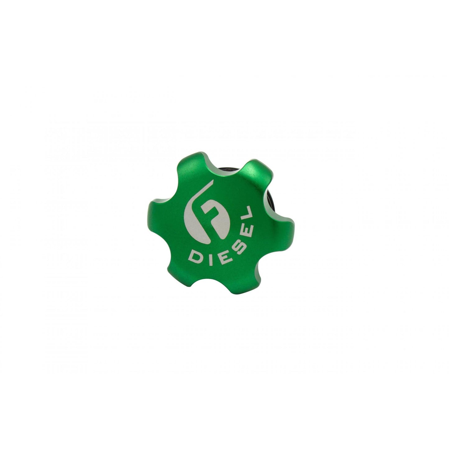 Fleece Performance FPE-FC-1316-GRN Green Anodized Billet Fuel Cap For 2013-2018 Cummins Fleece Performance