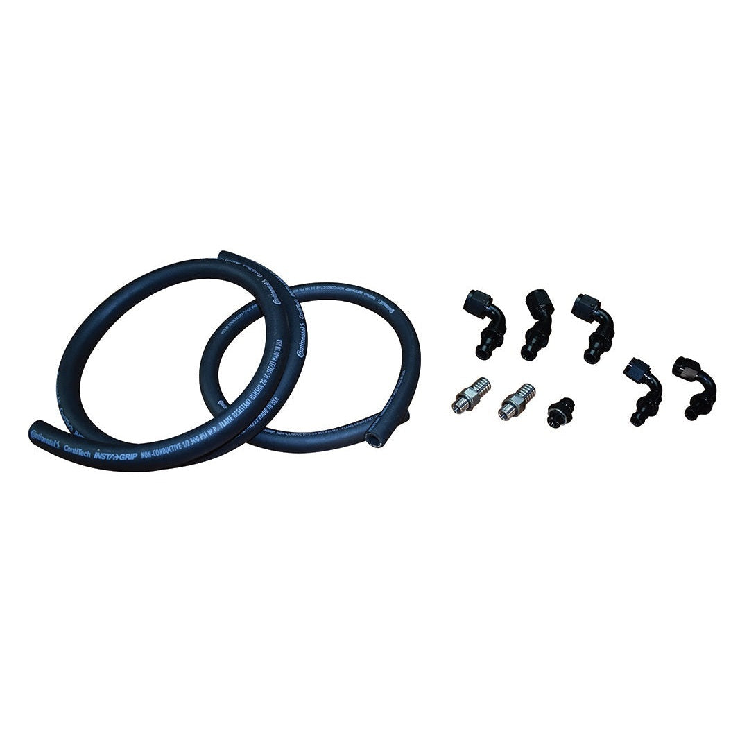 Fleece Performance FPE-FFD-RF-HF-KIT-3G-67 2007.5-2009 6.7L Cummins Fuel Distribution Block Hose and Fitting Kit Fleece Performance