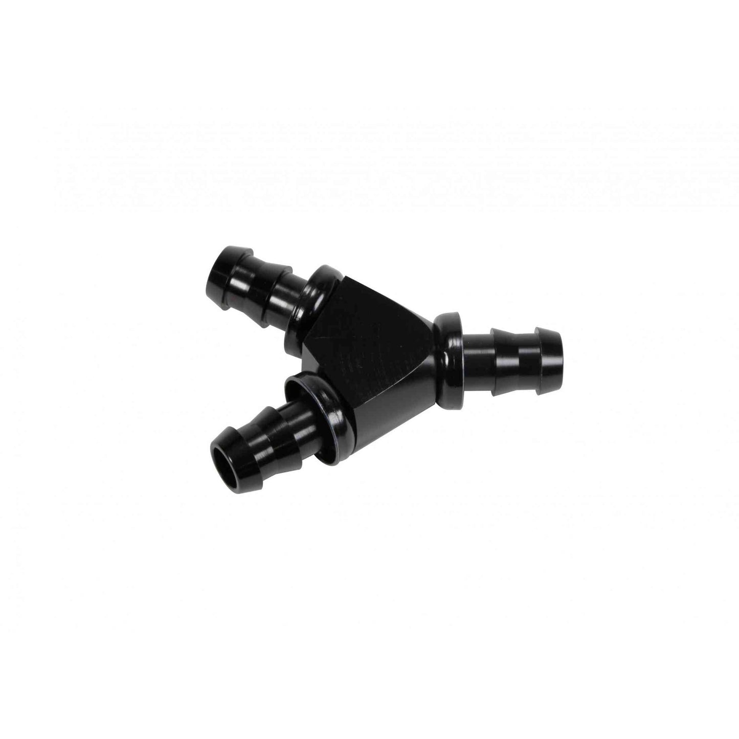 Fleece Performance FPE-FIT-Y08-BLK 1/2 Inch Black Anodized Aluminum Y Barbed Fitting (For -8 Pushlock Hose) Fleece Performance