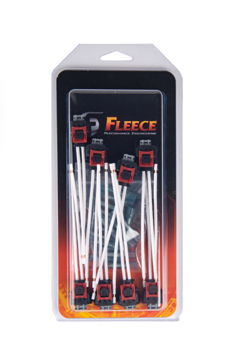 Fleece Performance FPE-HAR-L5P-INJ-PT-8P Replacement Fuel Injector Connector With Pigtail for L5P Duramax - 8 pack Fleece Performance