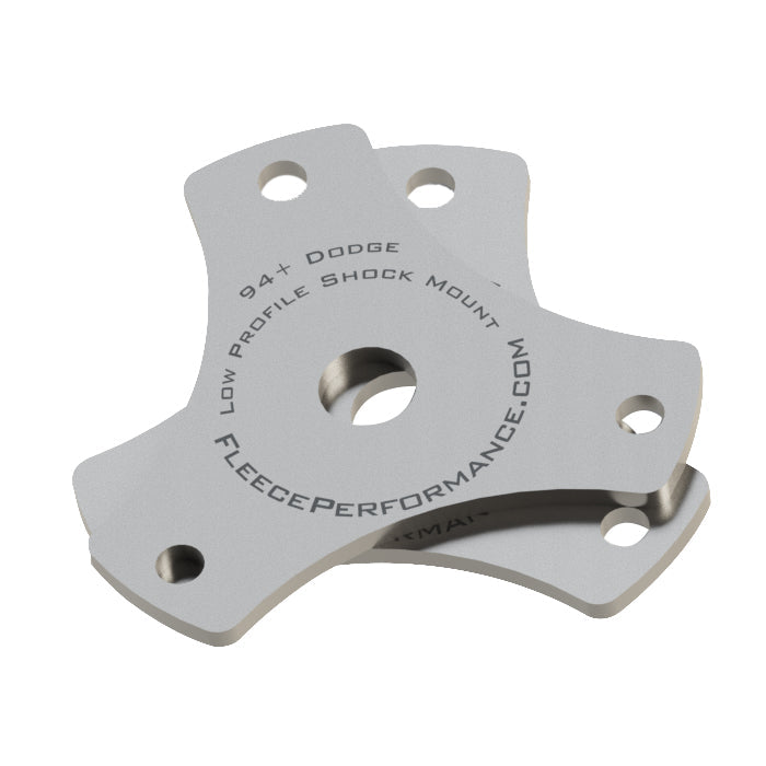 Fleece Performance FPE-LPSM Low Profile Shock Mounts 1994-2012 Dodge 2500 and 3500 Fleece Performance