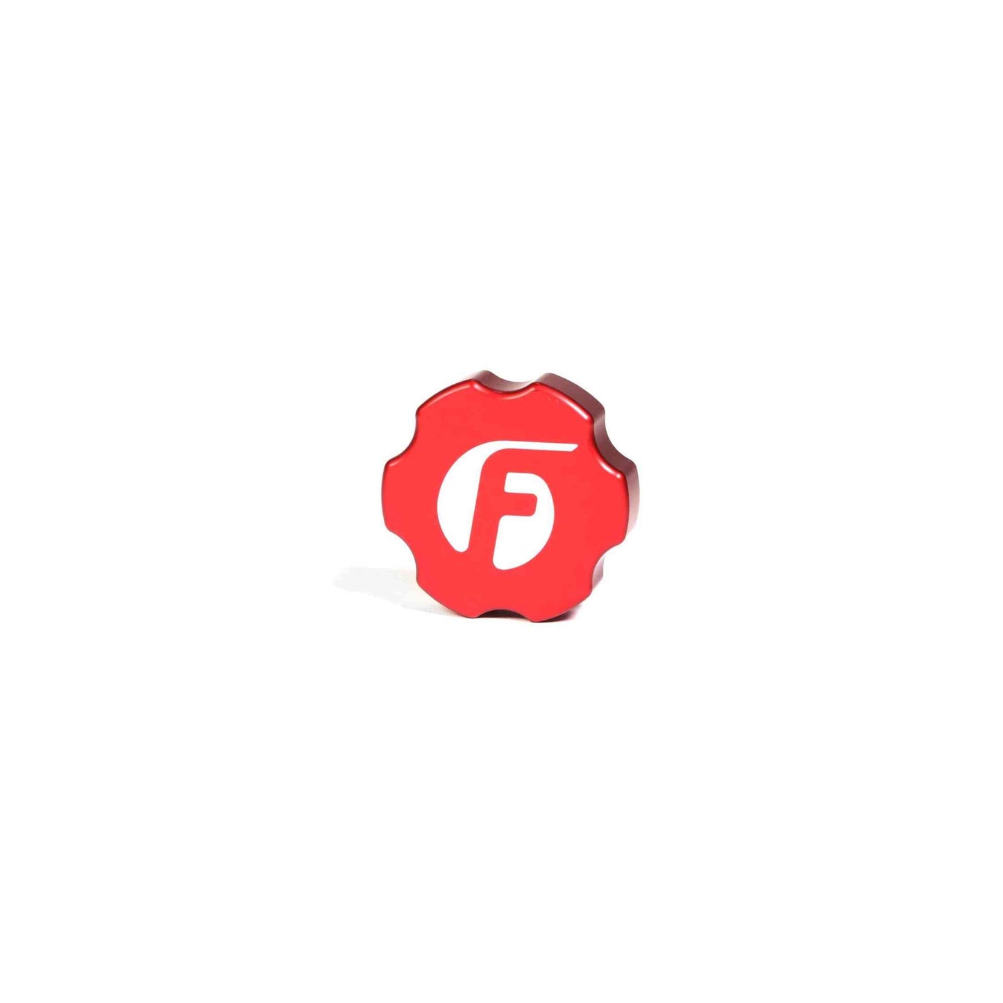 Fleece Performance FPE-OC-CR-F-RED Cummins Billet Oil Cap Cover Red Fleece Performance