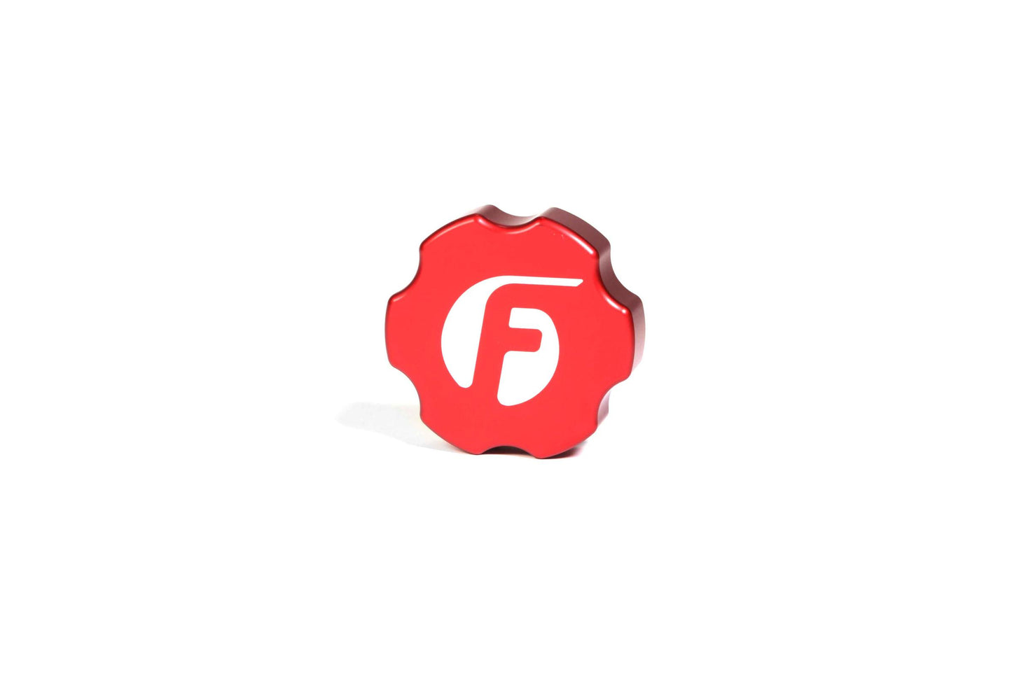 Fleece Performance FPE-OC-CR-F-RED Cummins Billet Oil Cap Cover Red Fleece Performance