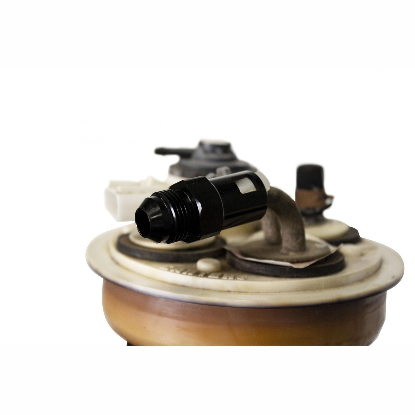 Fleece Performance FPE-QUCON-OE-38 3/8 Inch Quick Connect to -8AN Male Adapter for OEM Dodge Ram Cummins Sending Unit Fleece Performance